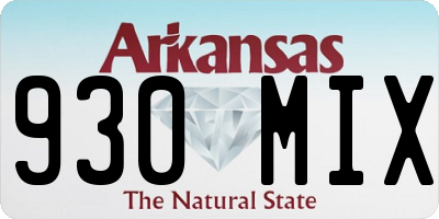 AR license plate 930MIX