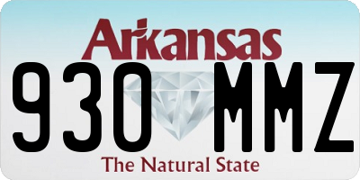 AR license plate 930MMZ