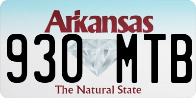 AR license plate 930MTB
