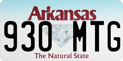 AR license plate 930MTG
