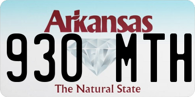 AR license plate 930MTH