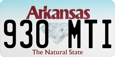 AR license plate 930MTI