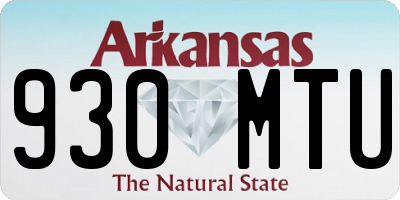 AR license plate 930MTU