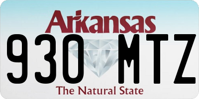 AR license plate 930MTZ