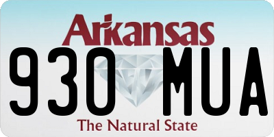 AR license plate 930MUA