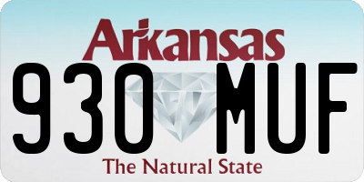 AR license plate 930MUF