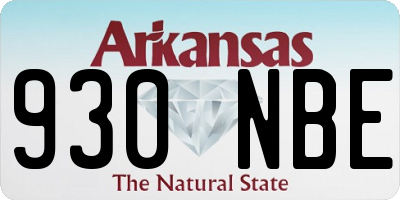 AR license plate 930NBE