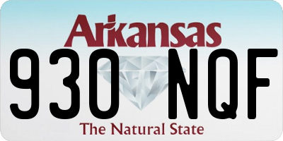 AR license plate 930NQF