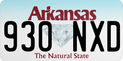 AR license plate 930NXD