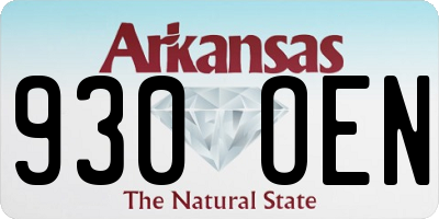 AR license plate 930OEN