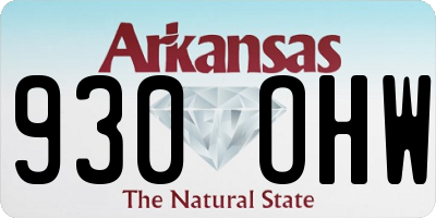 AR license plate 930OHW