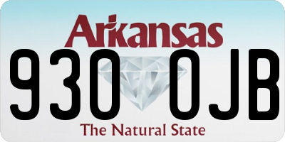 AR license plate 930OJB