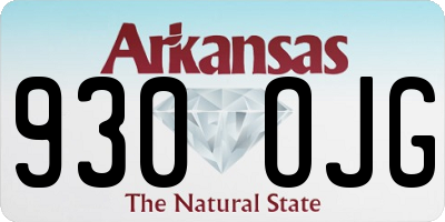 AR license plate 930OJG