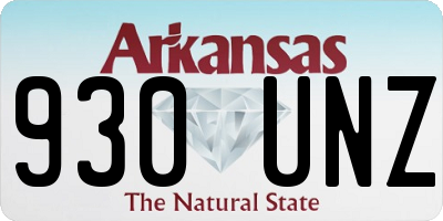 AR license plate 930UNZ