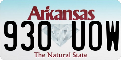 AR license plate 930UOW