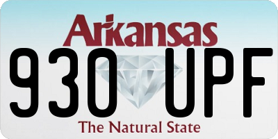 AR license plate 930UPF