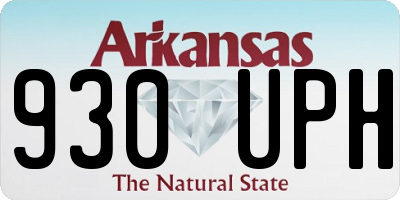 AR license plate 930UPH