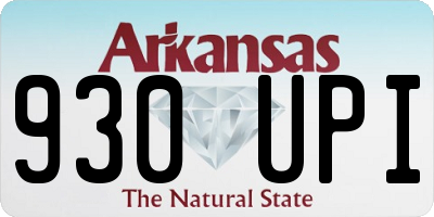 AR license plate 930UPI