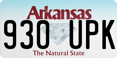 AR license plate 930UPK
