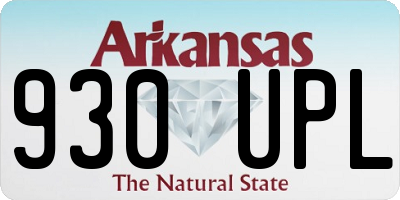 AR license plate 930UPL