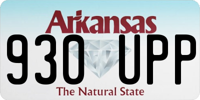 AR license plate 930UPP