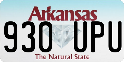 AR license plate 930UPU