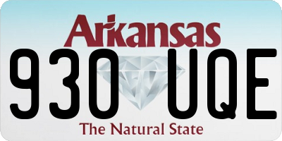 AR license plate 930UQE