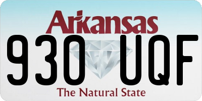 AR license plate 930UQF