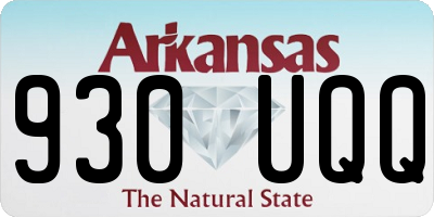 AR license plate 930UQQ