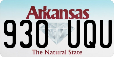 AR license plate 930UQU