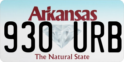 AR license plate 930URB