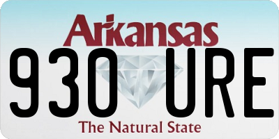 AR license plate 930URE