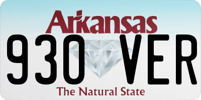 AR license plate 930VER