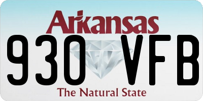 AR license plate 930VFB