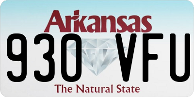 AR license plate 930VFU