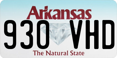 AR license plate 930VHD