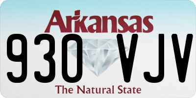 AR license plate 930VJV
