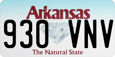 AR license plate 930VNV
