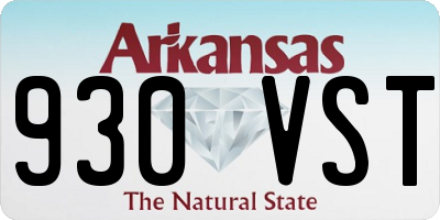 AR license plate 930VST