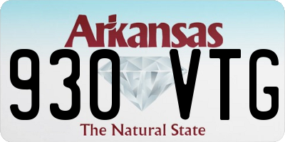 AR license plate 930VTG