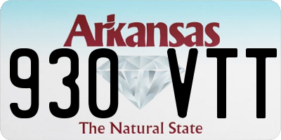 AR license plate 930VTT