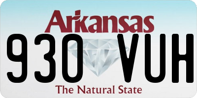 AR license plate 930VUH