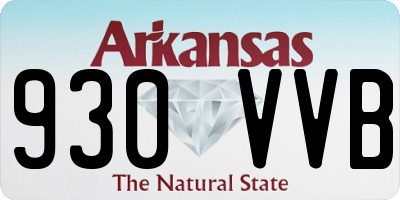 AR license plate 930VVB