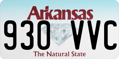 AR license plate 930VVC