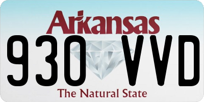 AR license plate 930VVD