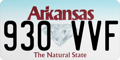 AR license plate 930VVF