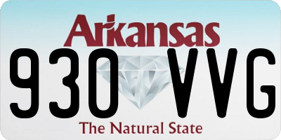 AR license plate 930VVG