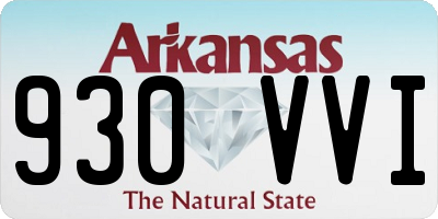 AR license plate 930VVI