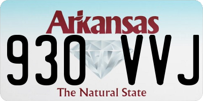 AR license plate 930VVJ