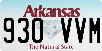 AR license plate 930VVM